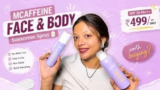 *Honest Review* MCaffeine Face And Body Spray | Worth Buying? | Bhavna Sisodiya