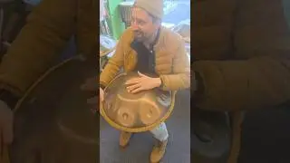 Should I buy a second hand pan? This was my first time playing two handpans🎵☀️🤩 #hangdrum  #handpan