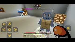 Batalla entre Pokémons básicos en Minecraft 