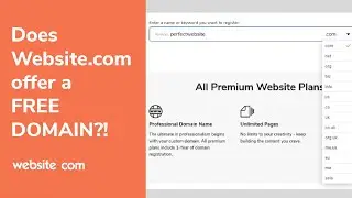 How To Get a Free Domain Name From Website.com