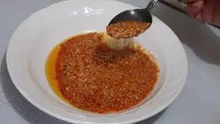 Requeson en Chile Rojo