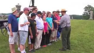 Civil War Marching at Gettysburg - Ranger Jim Flook