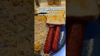 A must try Filipino Style Midnight Snack. #trending #viralshorts #pinoy #food