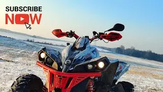 Szybki test quada po małej awarii 😉  Can Am Renegade 650xxc