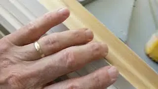major window sill restoration PART 8/9: replace exterior window casing