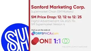 SM Supermarket Price Drop from 12/12 to 12/25 Digital Ad Q4 2025 15s (Philippines, v4) [1:1/ST]