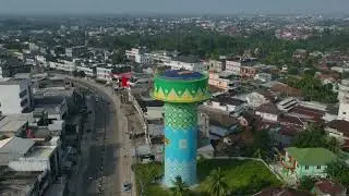 MAVIC AIR 2 CINEMATIC VIDEO | menara air pdam jelutung kota jambi.
