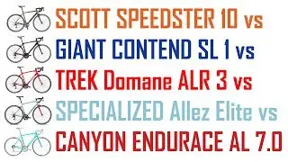 SPEEDSTER VS CONTEND VS DOMANE VS ALLEZ VS ENDURACE