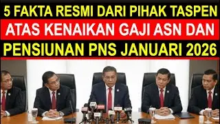Breaking news inilah fakta resmi TASPEN kenaikan gaji pensiunan PNS tanggal 1 Januari 2026?