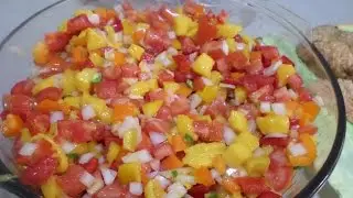 Sabroso Pico de Gallo con Mango