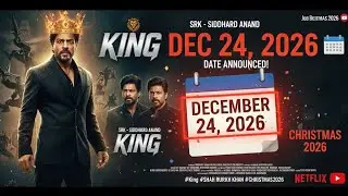 👑 KING Date Announcement Teaser Review: SRK Is Back In Dark Action! 👑