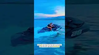 Today😂 my sister first trip she is so excited check her drift qnd speed 😂 #funny #funnycatches#boat