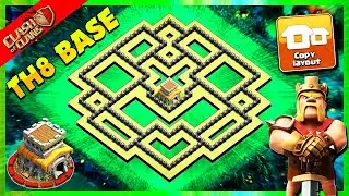NEW STRONGEST! Town Hall 8 (TH8) Trophy Base  With CopyLink 2022 | Clash Of Clans #27