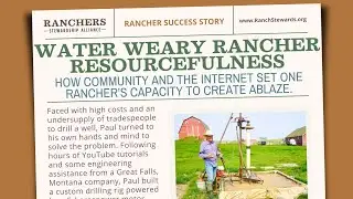 Water Weary Rancher Resourcefulness: The Story