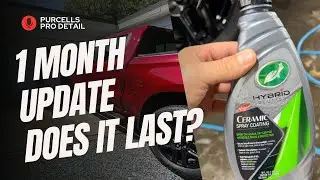 ОБЗОР ЗА 1 МЕСЯЦ - КЕРАМИЧЕСКОЕ НАПЫЛЯЕМОЕ ПОКРЫТИЕ Turtle Wax
