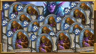 My Resurrect Priest Is The BEST! Greetings Fellow Humans!  Scholomance Academy | Hearthstone