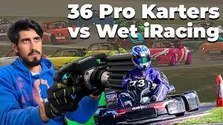 When Pro Karters Go SimRacing! | iRACING WET WEATHER IS AMAZING!