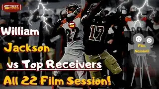 🎥WFT CB William Jackson vs Top Receivers FILM SESSION! Pros & Cons! Film vs Mclaurin! Best 2017 CB?🎥