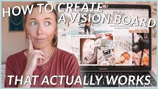 how to create a DIGITAL VISION BOARD that ACTUALLY WORKS | creating a new wallpaper for your desktop