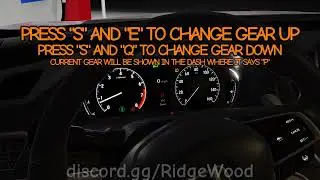 How to start a car in RidgeWood.