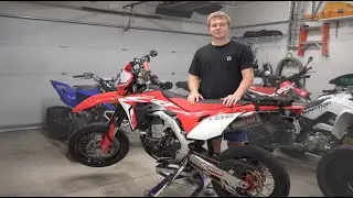 Supermoto Tire Change