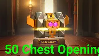 50 Chest Opening on Treasure Hunt Event in Clash of Clans (September)