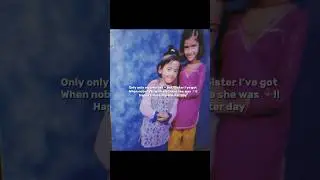 She&rsquo;s myh only homiee 🤧💕:3 #ytshorts #sisterday #friendship