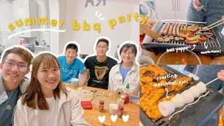 summer bbq party with friends | uk vlog ☀️