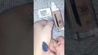 MAYBELLINE SUPER STAY ACTIVE WEAR FOUNDATION #utube #utubeshorts #trending #ytshorts#fashion