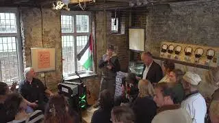 Lee speaking @thepeoplesrecoveryproject Recovery Re:TOLD exhibition at House of Annetta