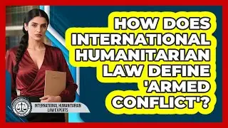 How Does International Humanitarian Law Define 'armed Conflict'?