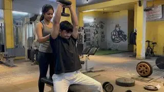 Biceps & Triceps Workout in Gym 💪🔥 | Complete Arm Day Training | Vicky Fitness Vlogs