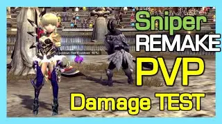 Sniper REMAKE PVP Info & Damage TEST / Dragon Nest Korea (2021 March)