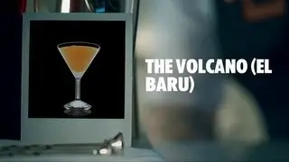 THE VOLCANO (EL BARU) DRINK RECIPE - HOW TO MIX