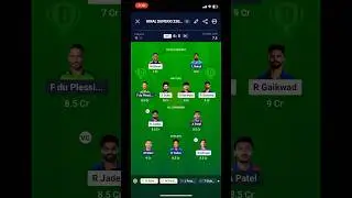 CHE VS DC Team 1 #dream11 #dream11team #ipl #ipl2025 #cricket #cricketlover #my11circle #subscribe