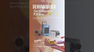 Dehumidifier for Commercial Kitchens and Catering Companies: Hygienic Moisture Control #dehumidifier