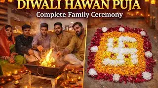 Diwali Special: Our Grand Family Hawan & Rangoli Making 🪔✨