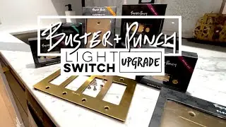Upgrading to Buster and Punch Hardware (Brass Dimmers and Wall Plates)