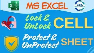 Lock Cells and Protect Sheet in Excel #excel #exceltips #exceltricks #computereducation #learn