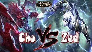 Chogath Vs Zed Mid Season 8 New Runes... FULL AP ARCANE COMET CHOGATH MID SEASON 8