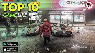 Top 10 Best High Graphics Games Like GTA Android and IOS | Open World, Gangster,Storyline,Realistic