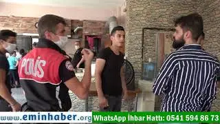 شااهد الآن🔥بوليس ينظم الدور بمطعم سوري