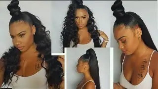 Tissage ouvert demi tete / open weaving/ ponytail