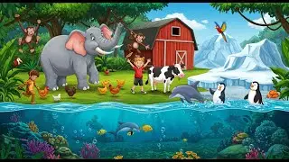 Animals Song for Kids &ndash; Learn Animal Sounds & Actions! | Jenny Jenna Kids Song