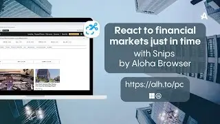 Track Every Market Move in One Place 📉📈 | Build Your Finance Hub with Snips