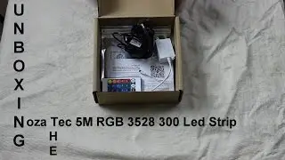 UNBOXING NOZA TEC 5M RGB 3528 300 LED STRIP