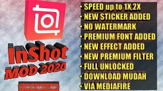 InShot PREMIUM PRO MOD 1.649.282 | paling terbaru 2.020