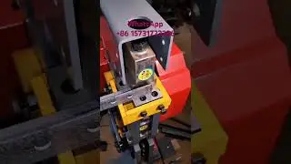 Channel steel, angle steel, plate, punching, angle cutting and cutting machine, made in China.
