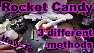 Sugar rocket propellant: 3 methods