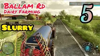 Finishing 1st cut SLURRY (Ballam Rd Dairy Farming) EPISODE 5